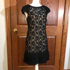 Chic Black Lace Dress